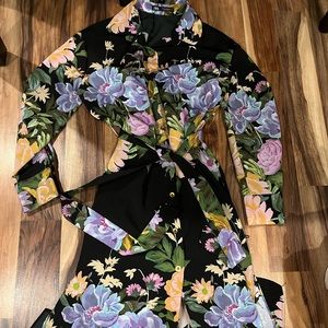 Zara long sleeve floral dress! It is stunning!